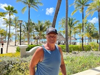 Outside the Beach Club after lunch