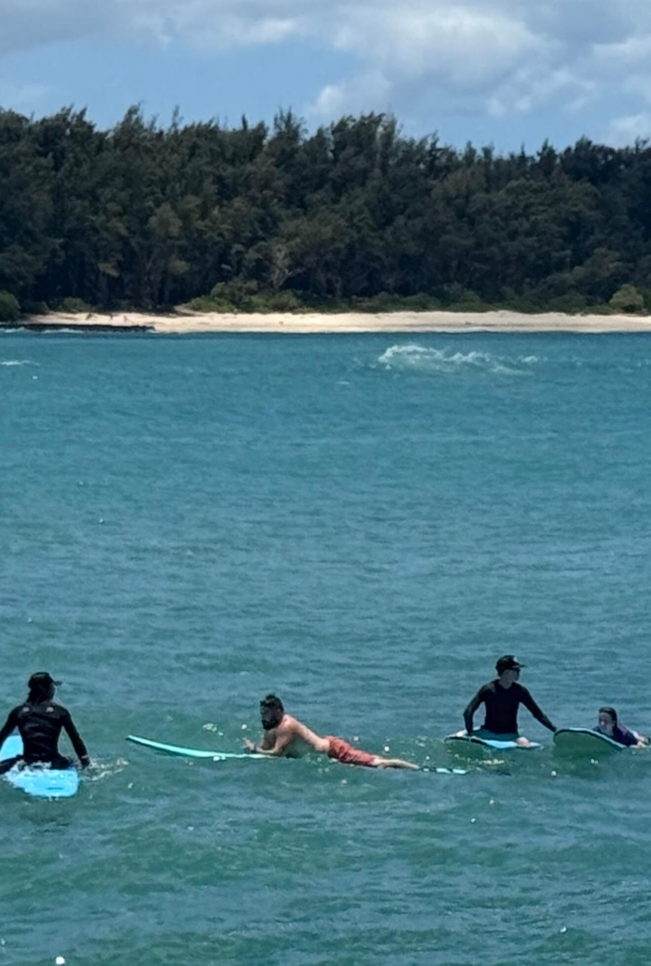 Surf lesson at adjacent Ritz Carlton 