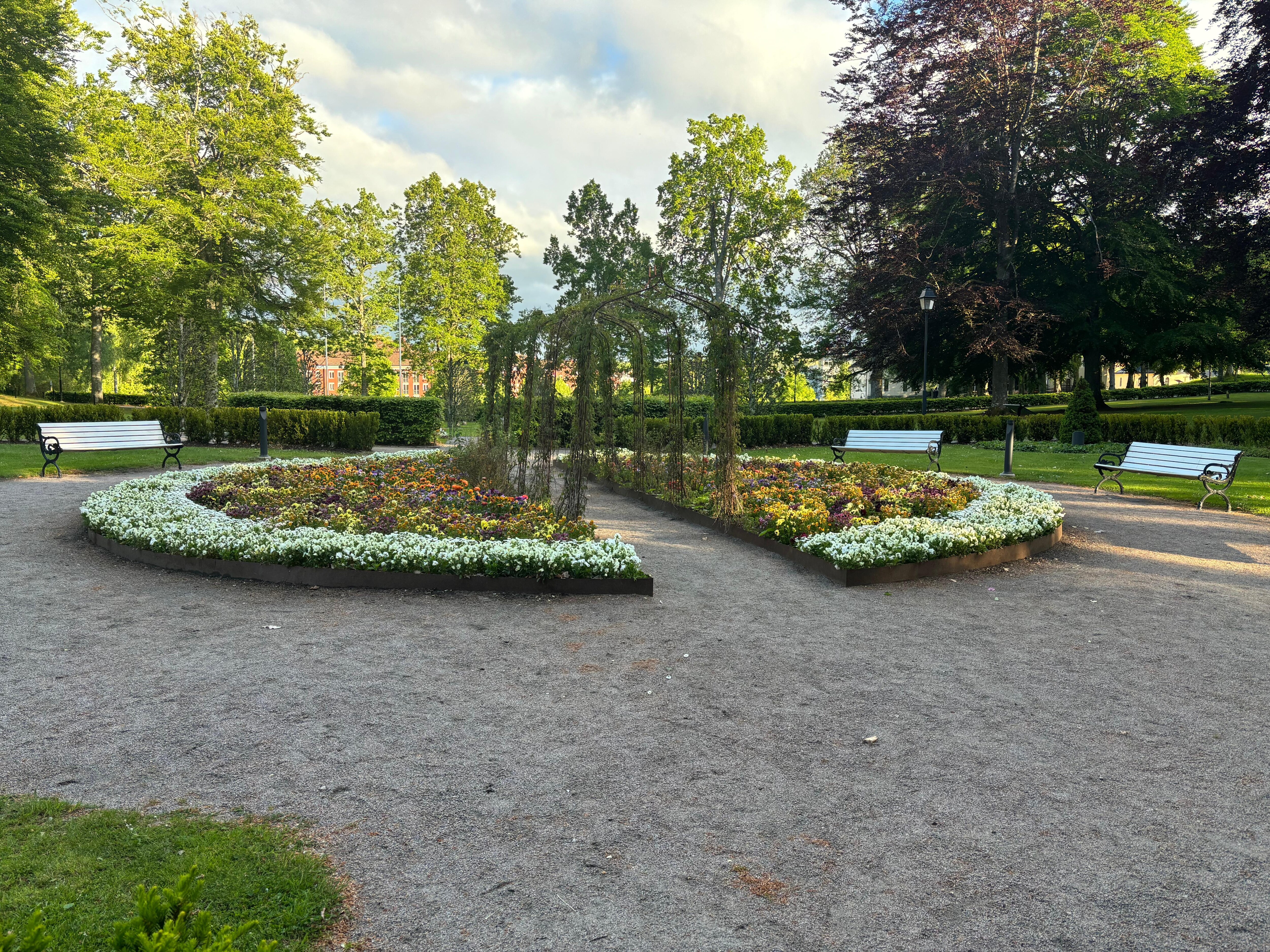 Del av parkanläggningen