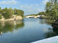 At the property, the water is clear and warm