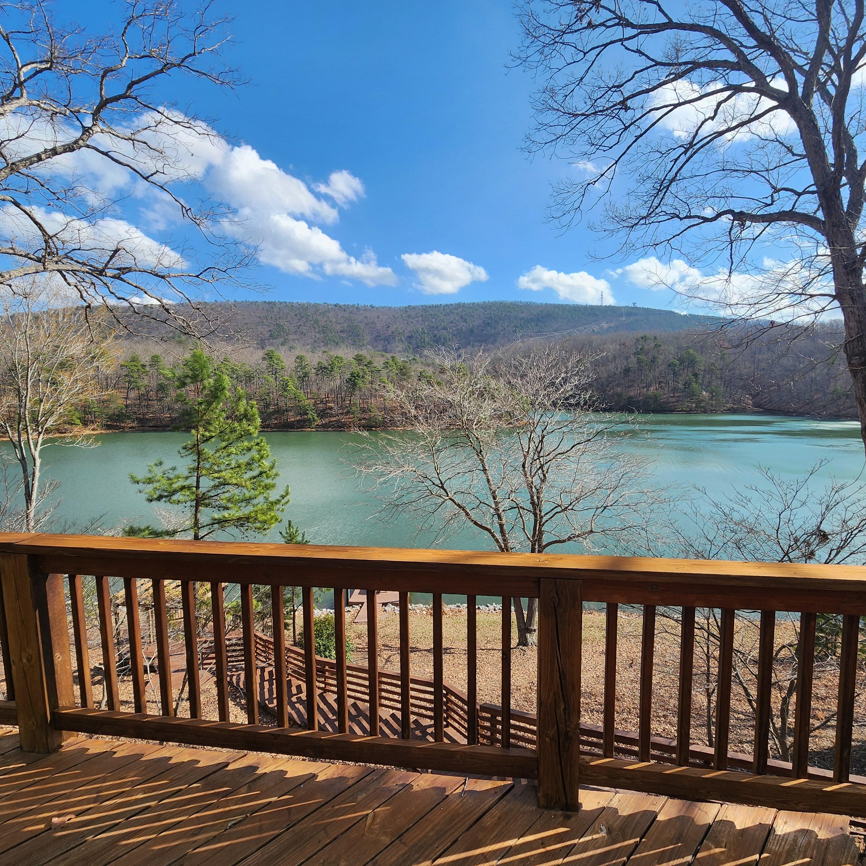View from the lakefront deck