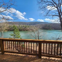 View from the lakefront deck