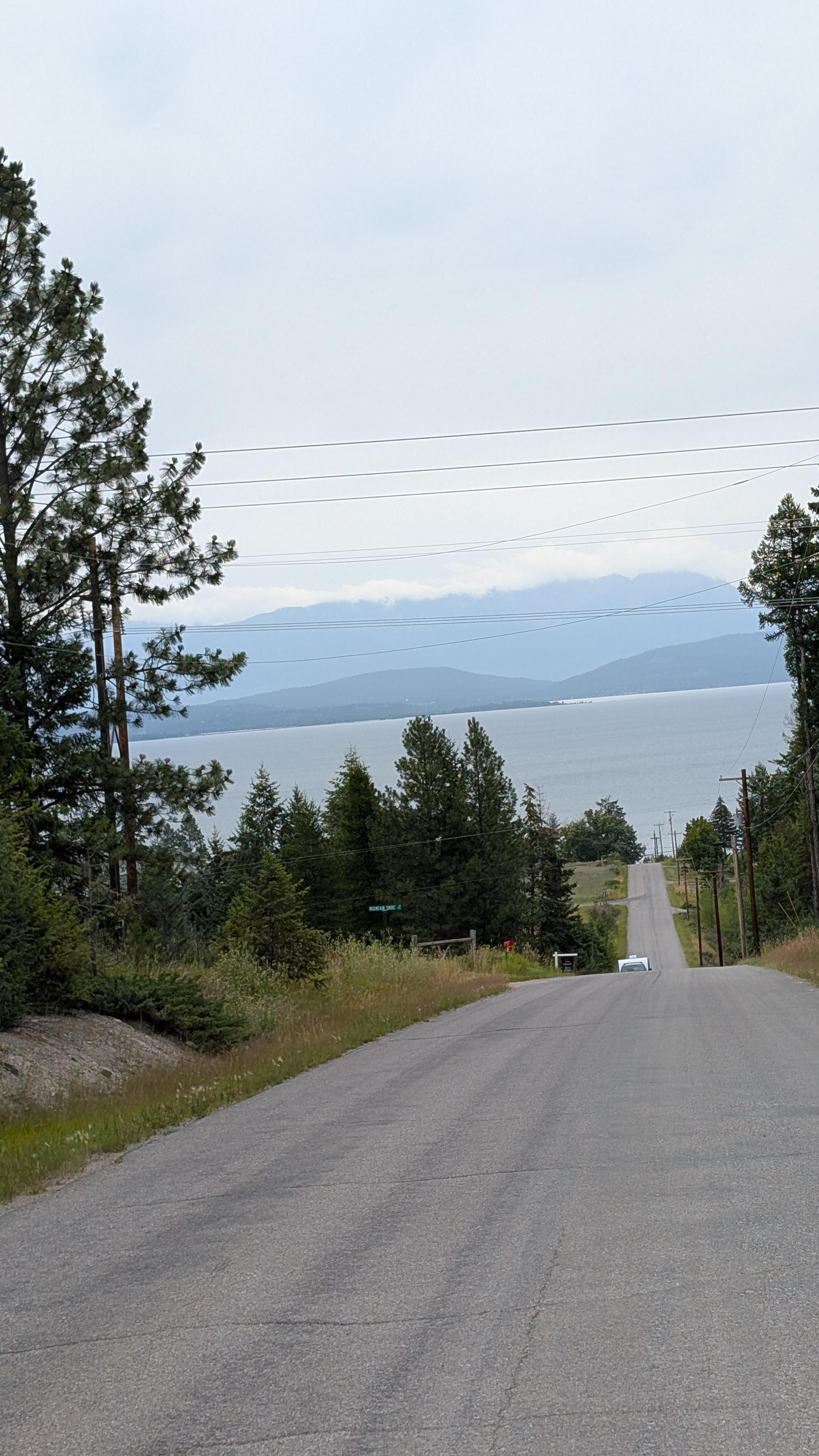 Main road to the property 