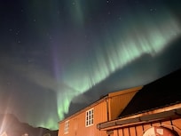 Right outside the Hostel a wonderful place for northern light viewing