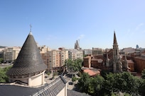View from rooftop patio