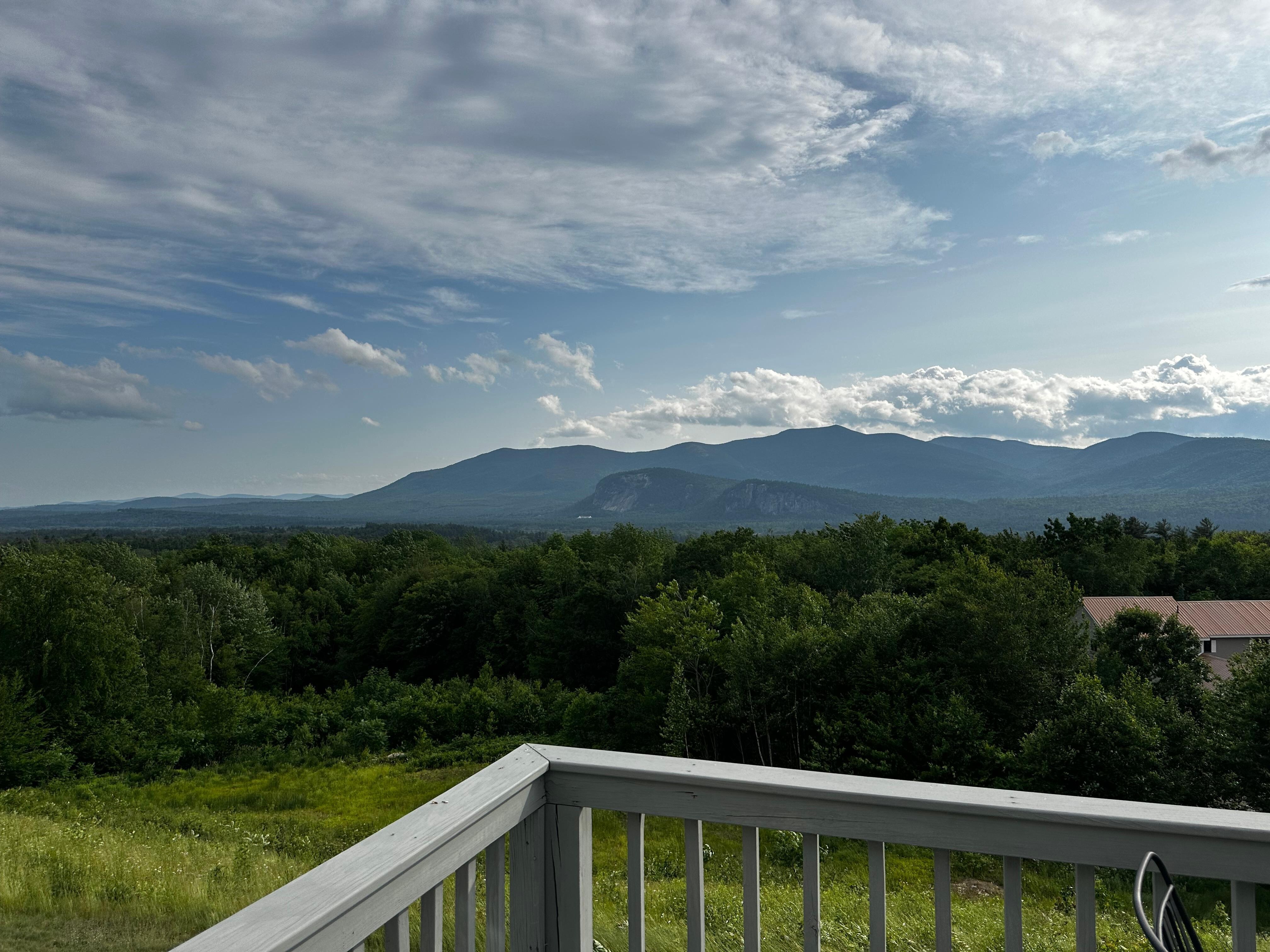 View from the deck