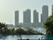 Ausblick vom Pool aus