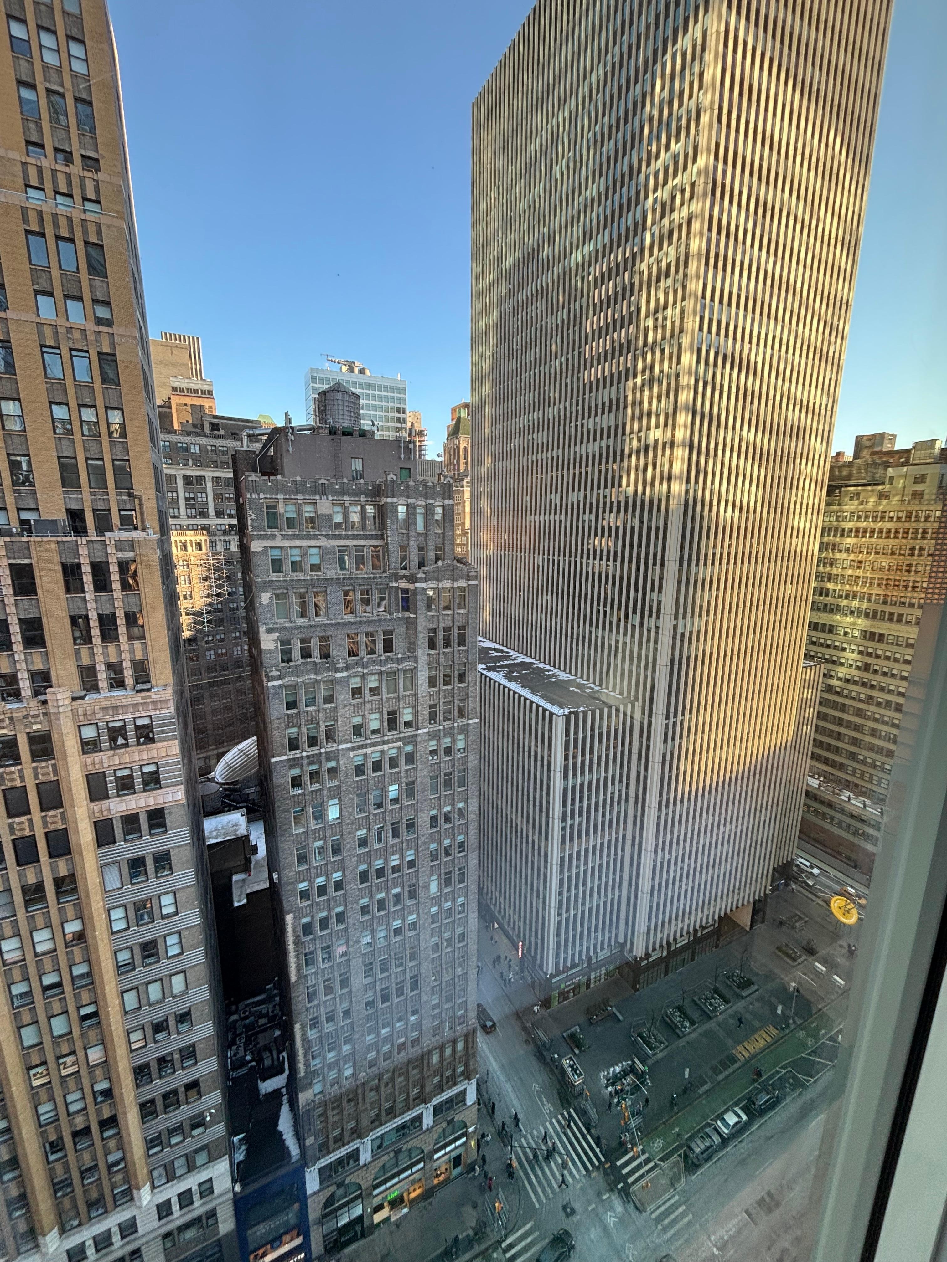 City view from the room