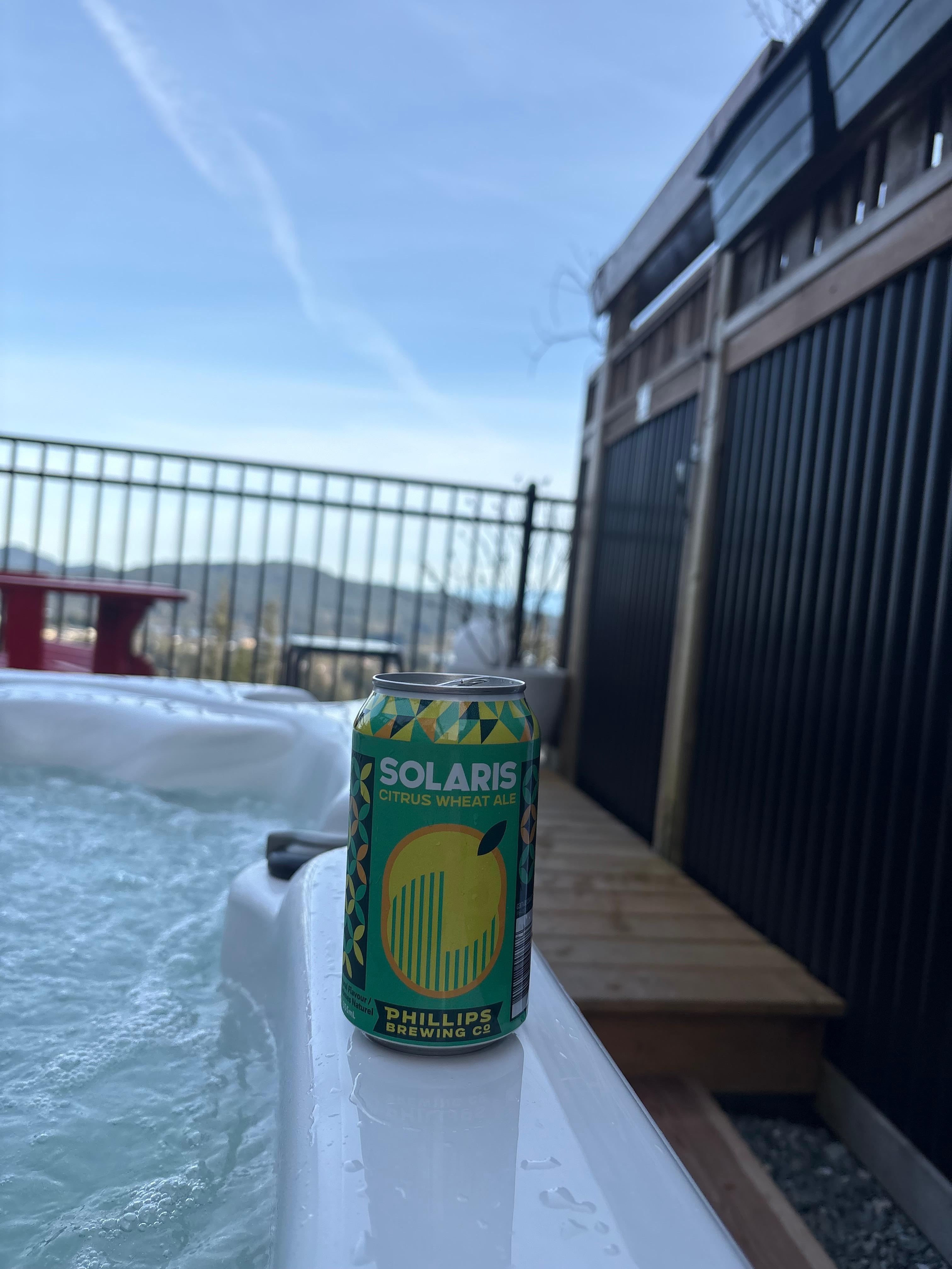 View from the hot tub