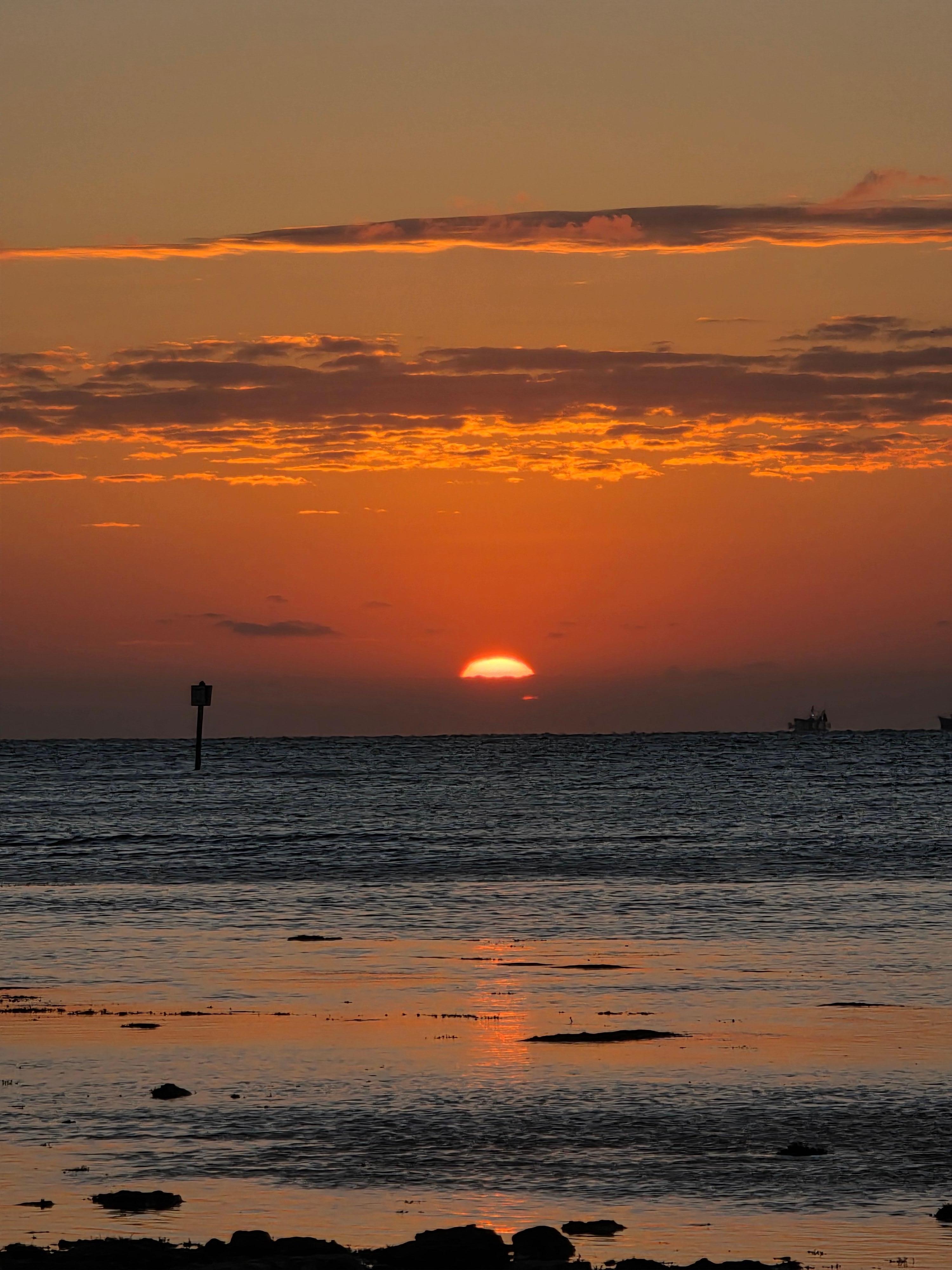 sunrise at the beach
