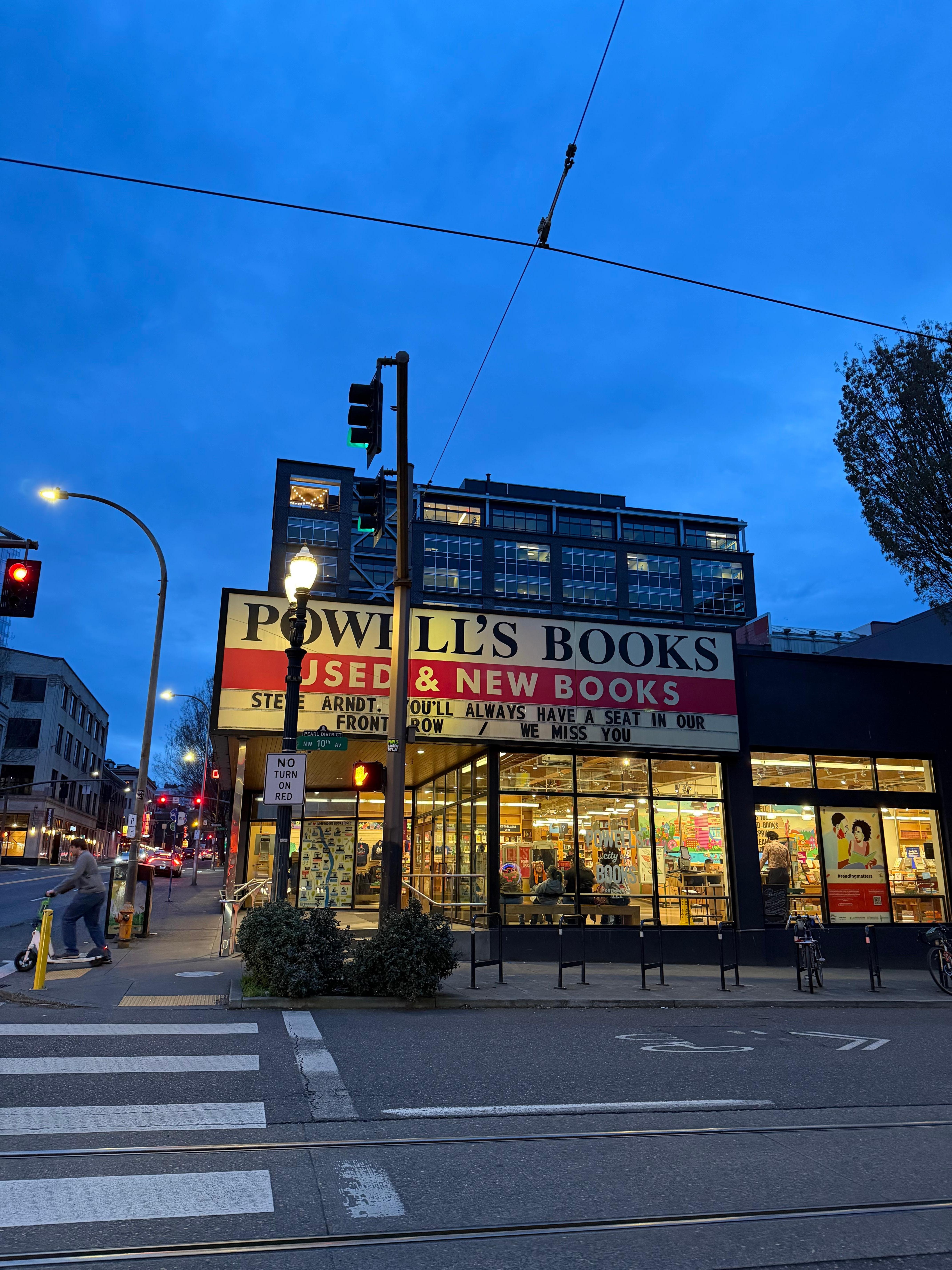 Close to Powell’s 