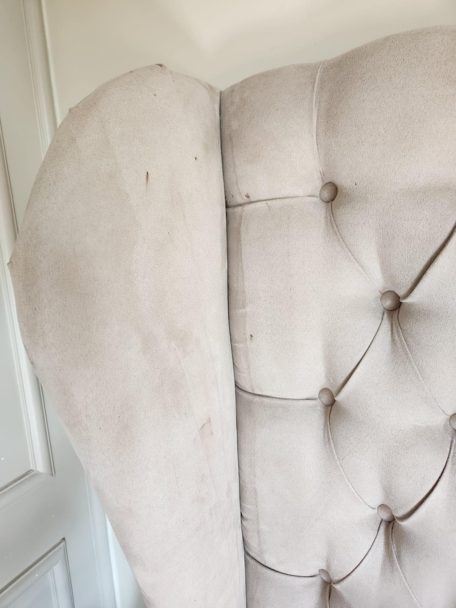 gross marks over the headboard