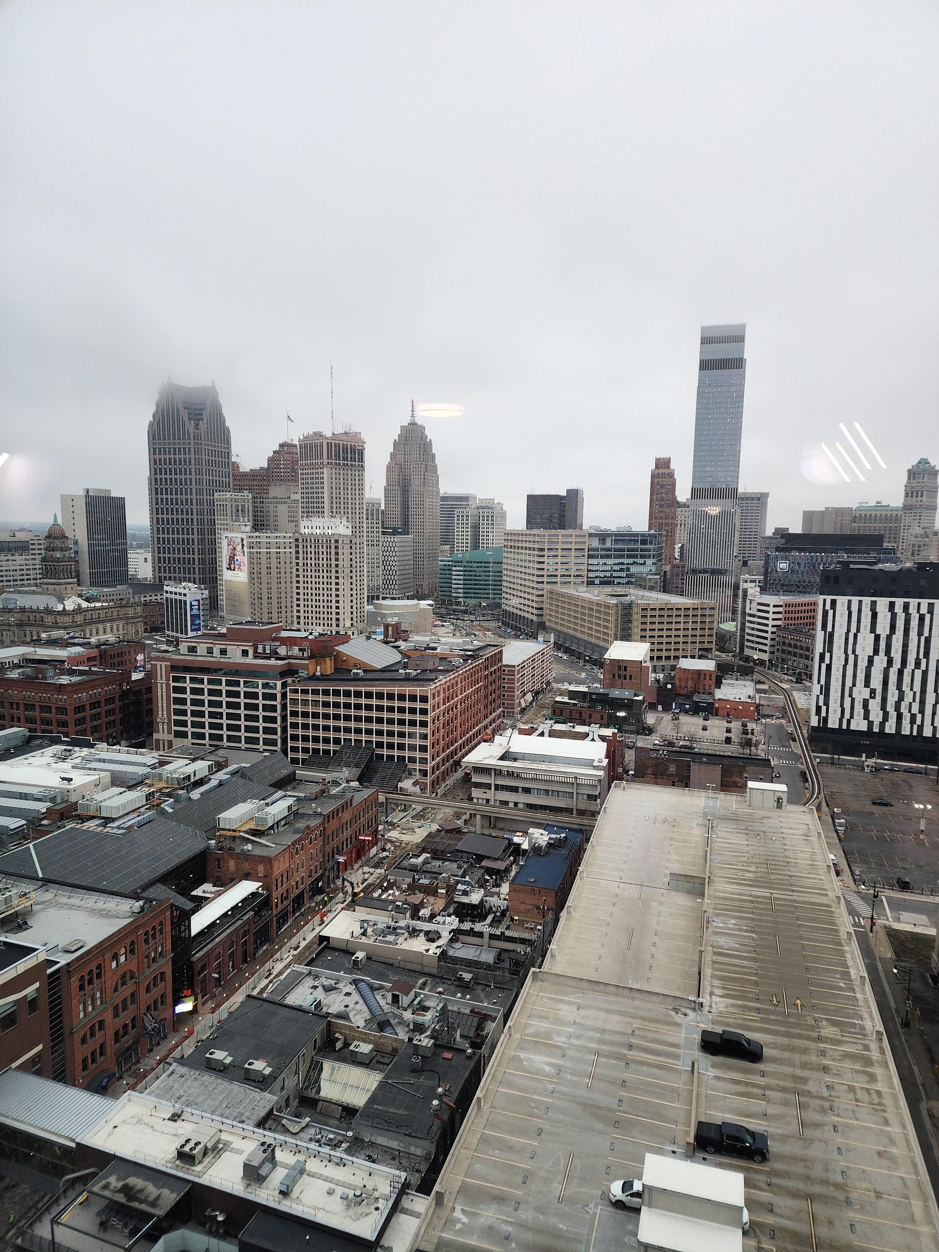 View from the room on the 23rd floor