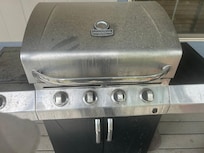 Outside was greasy and filthy