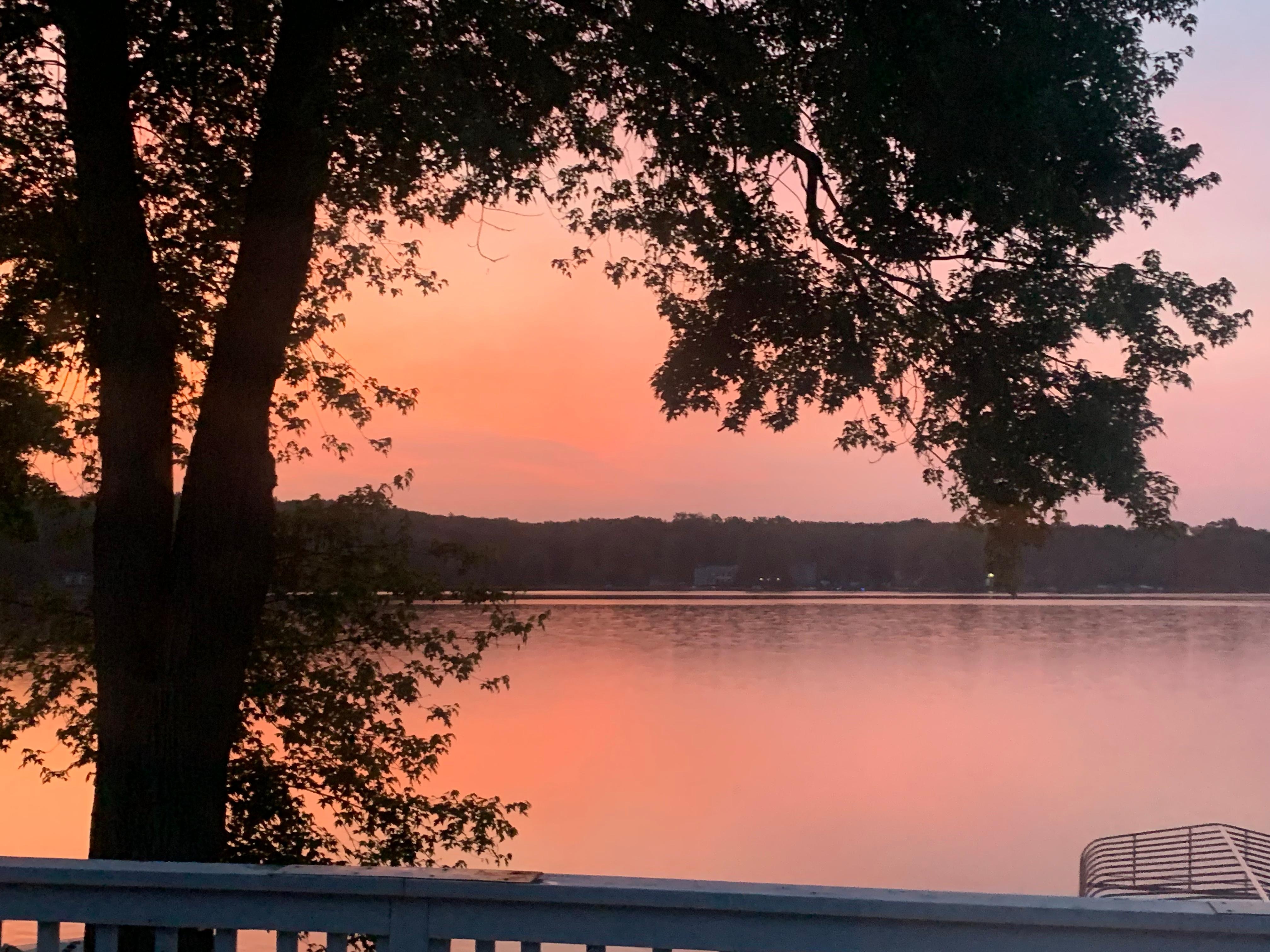 Sunrise over Tipsico Lake