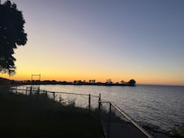 Sunset on the lake