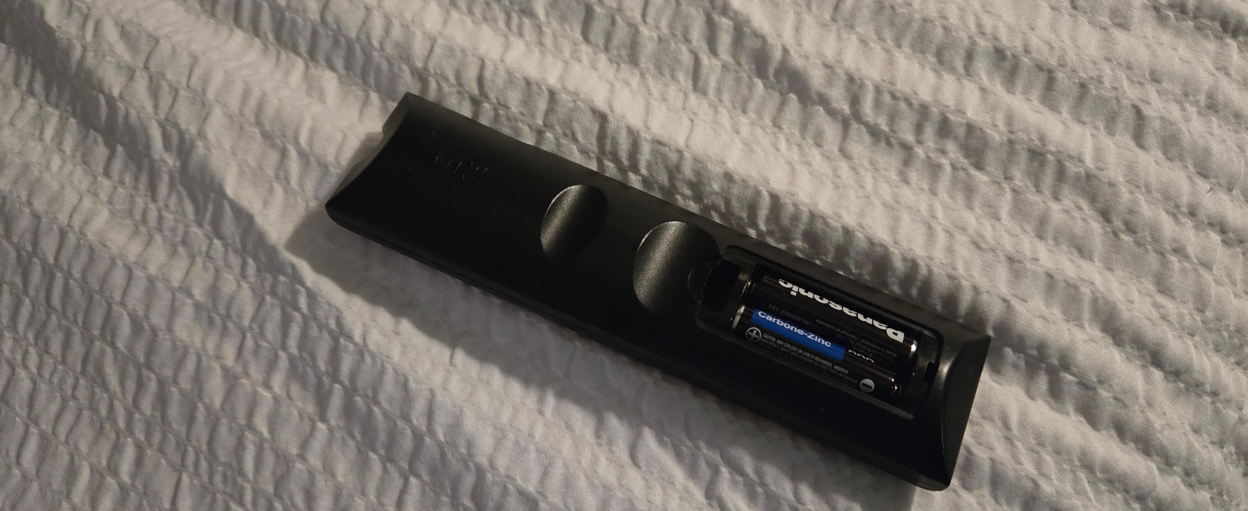 Broken remote with no backing.