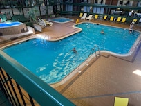 View from our 2nd floor pool balcony