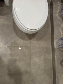 Leaking toilet water hook up