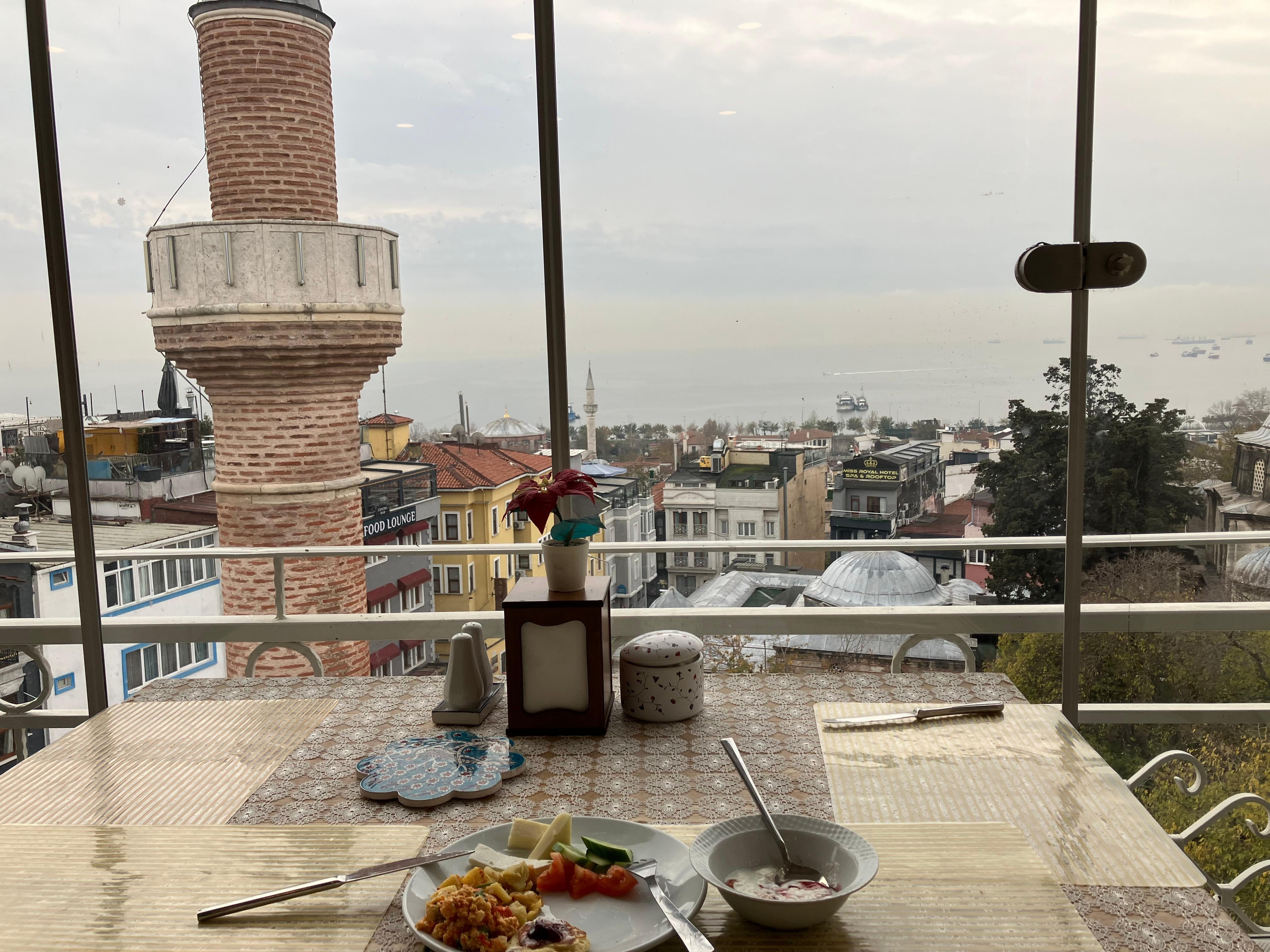 Breakfast with a view