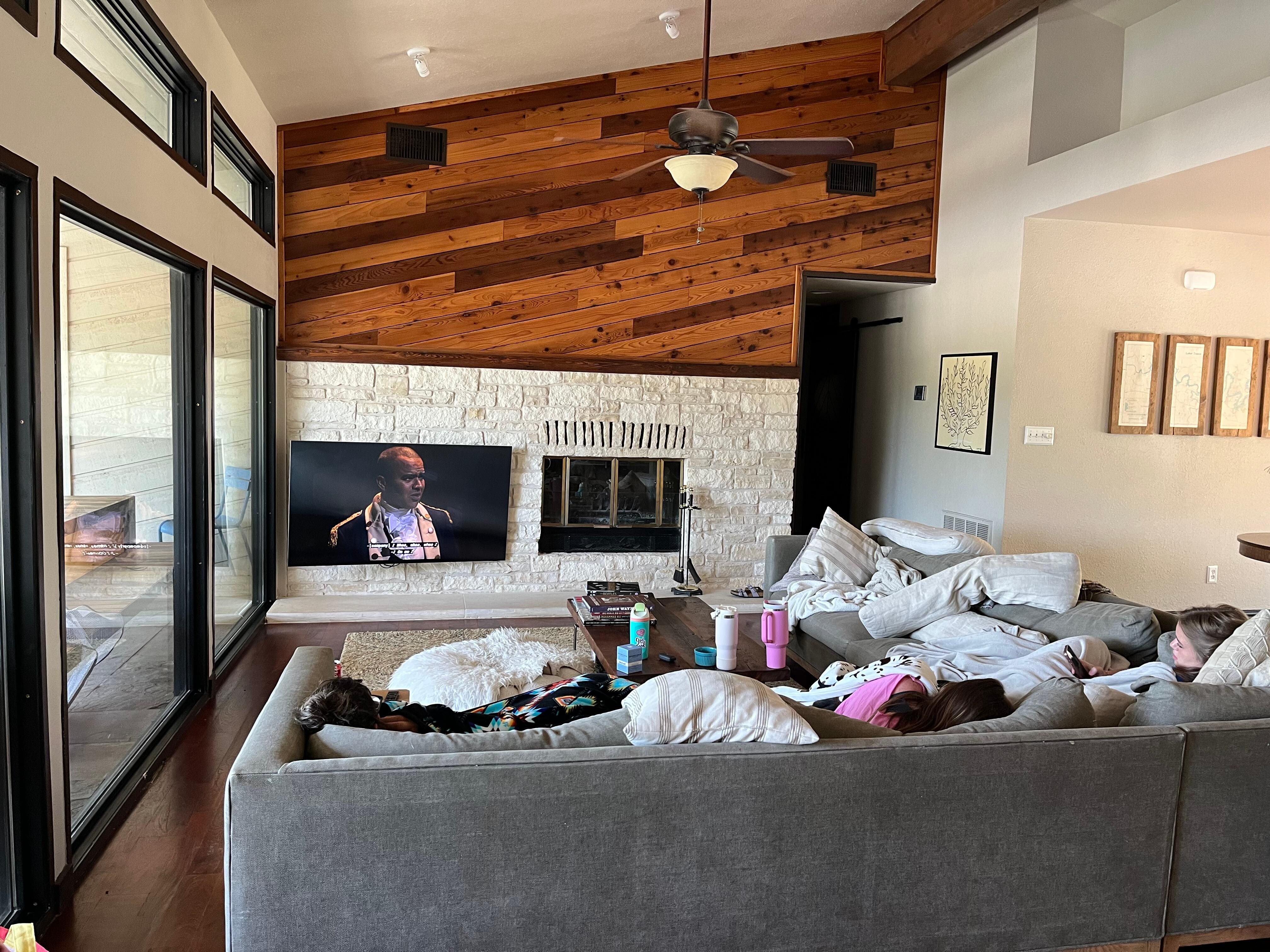 Plenty of lounging room for a rainy day. 