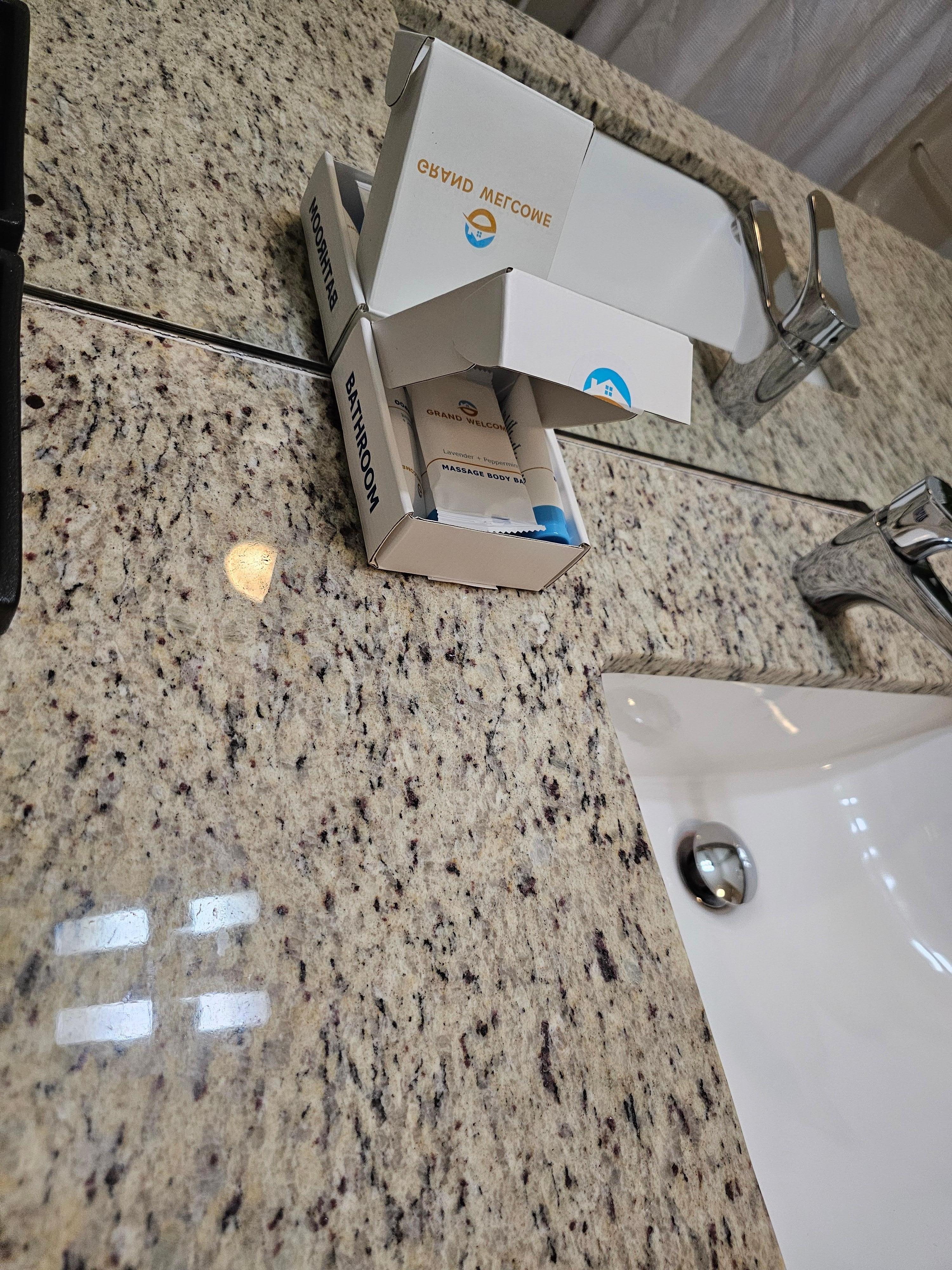 Bathroom welcome kit