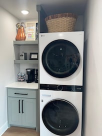 Very nice in house laundry