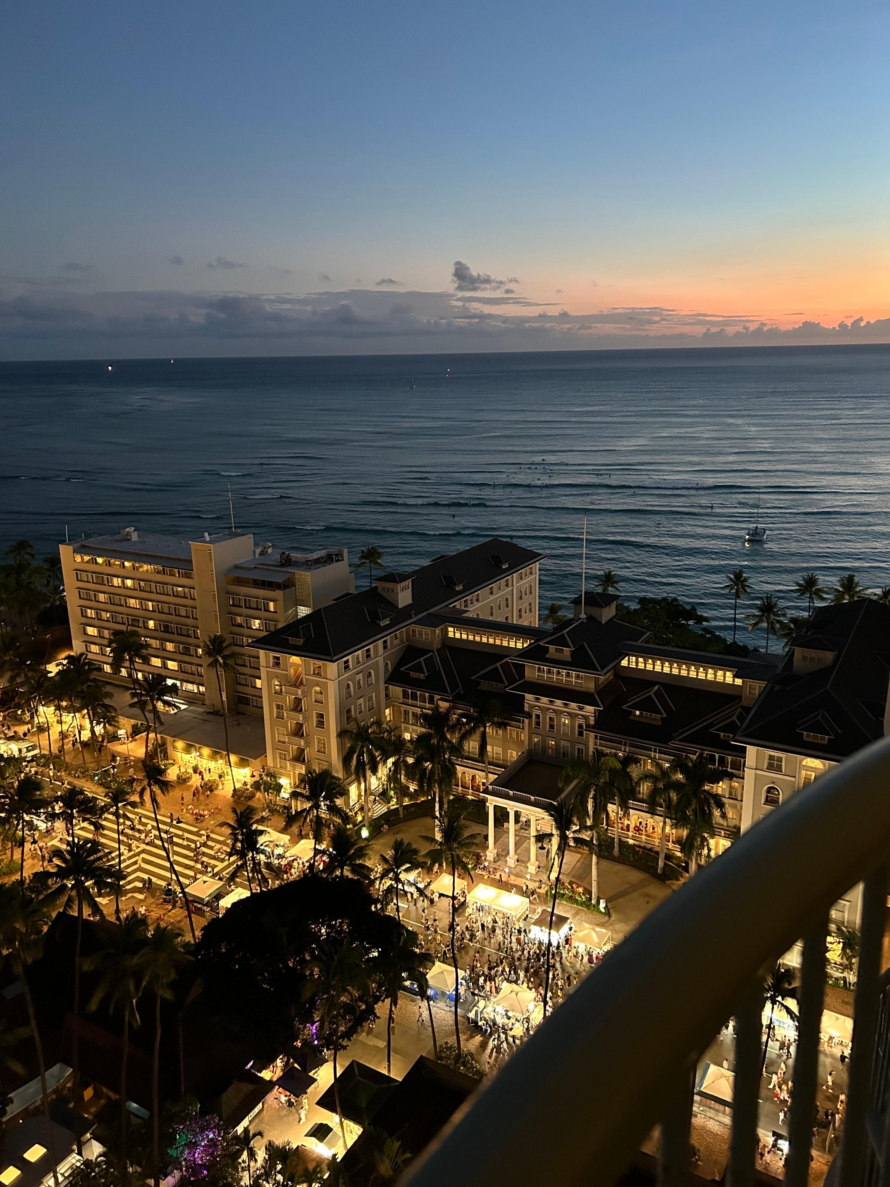 サンセット後の景色