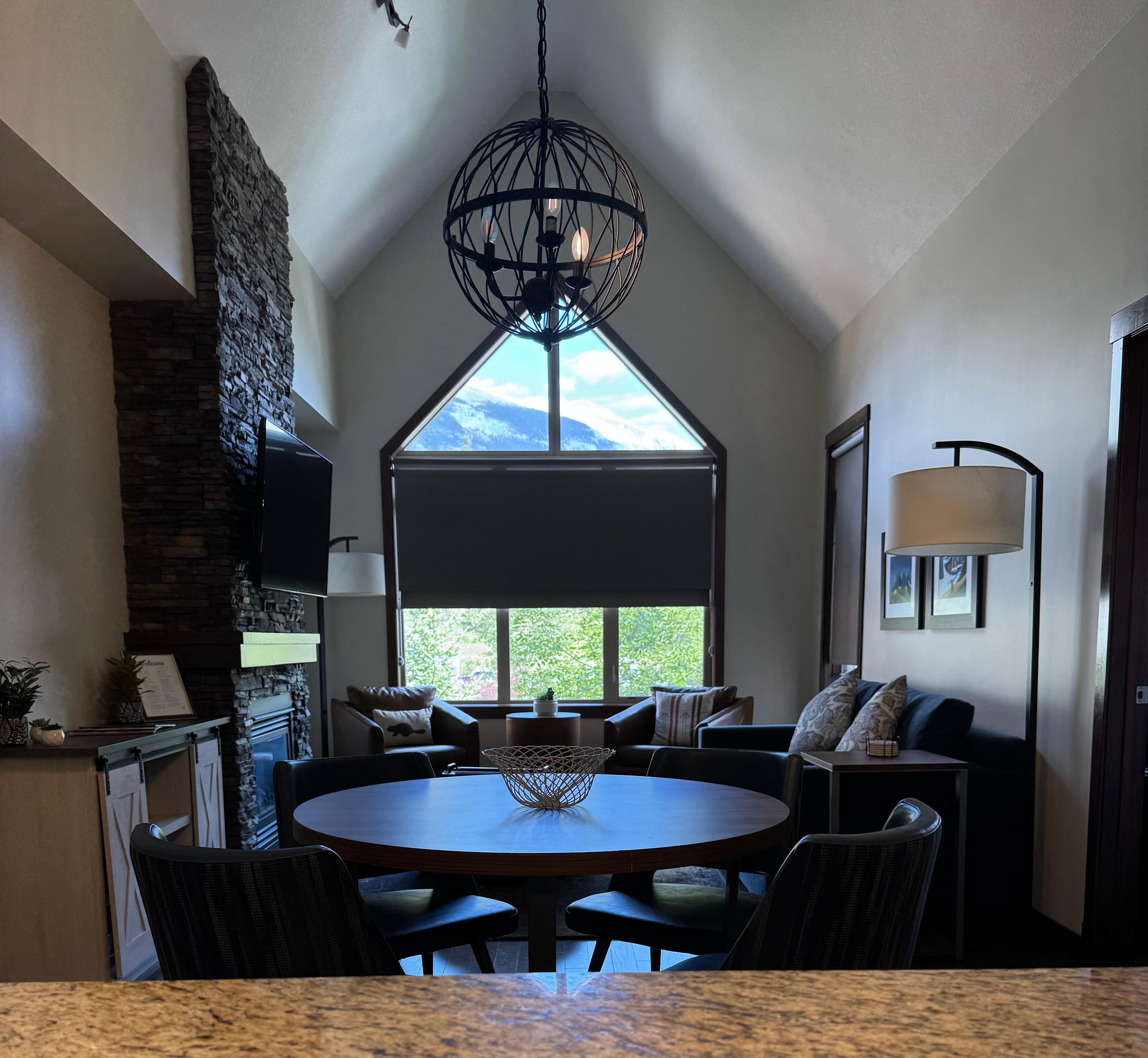 View through the kitchen 