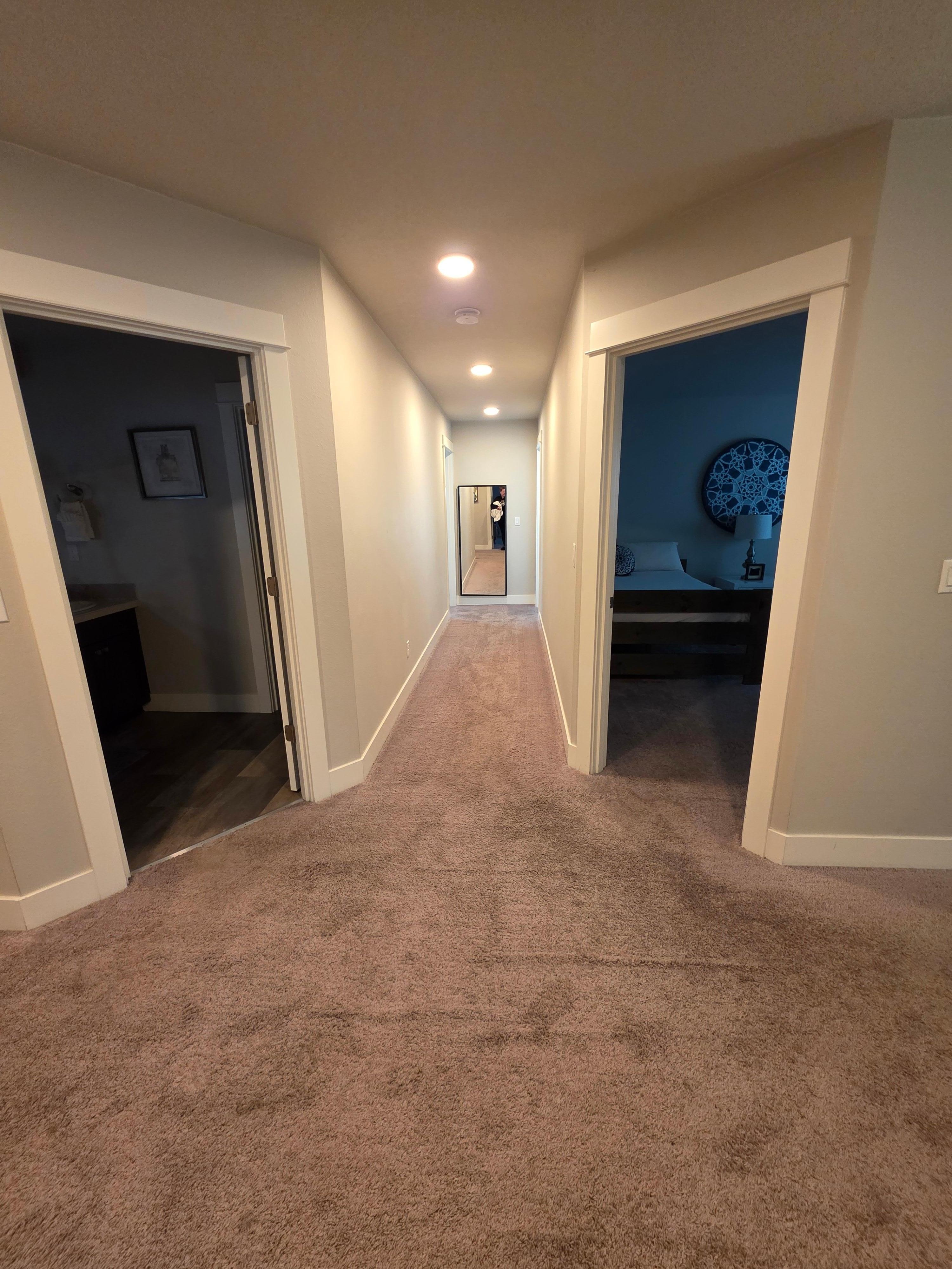 Space between upstairs bedrooms 