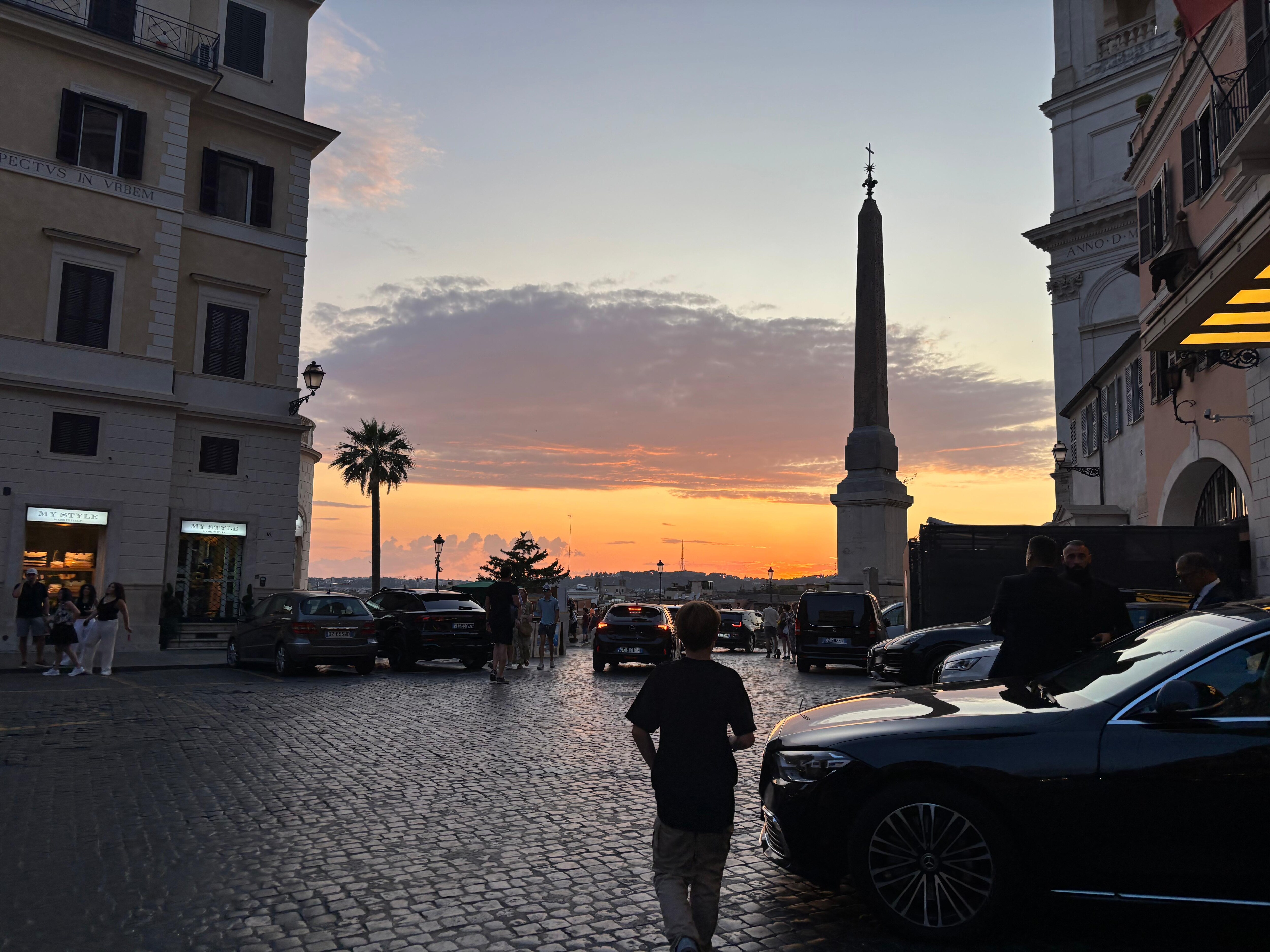 A short block away, don’t miss sunset at the top of the Spanish steps