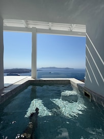 View from private hot tub