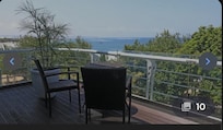 Ocean facing suite's balcony
