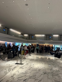 Check in line