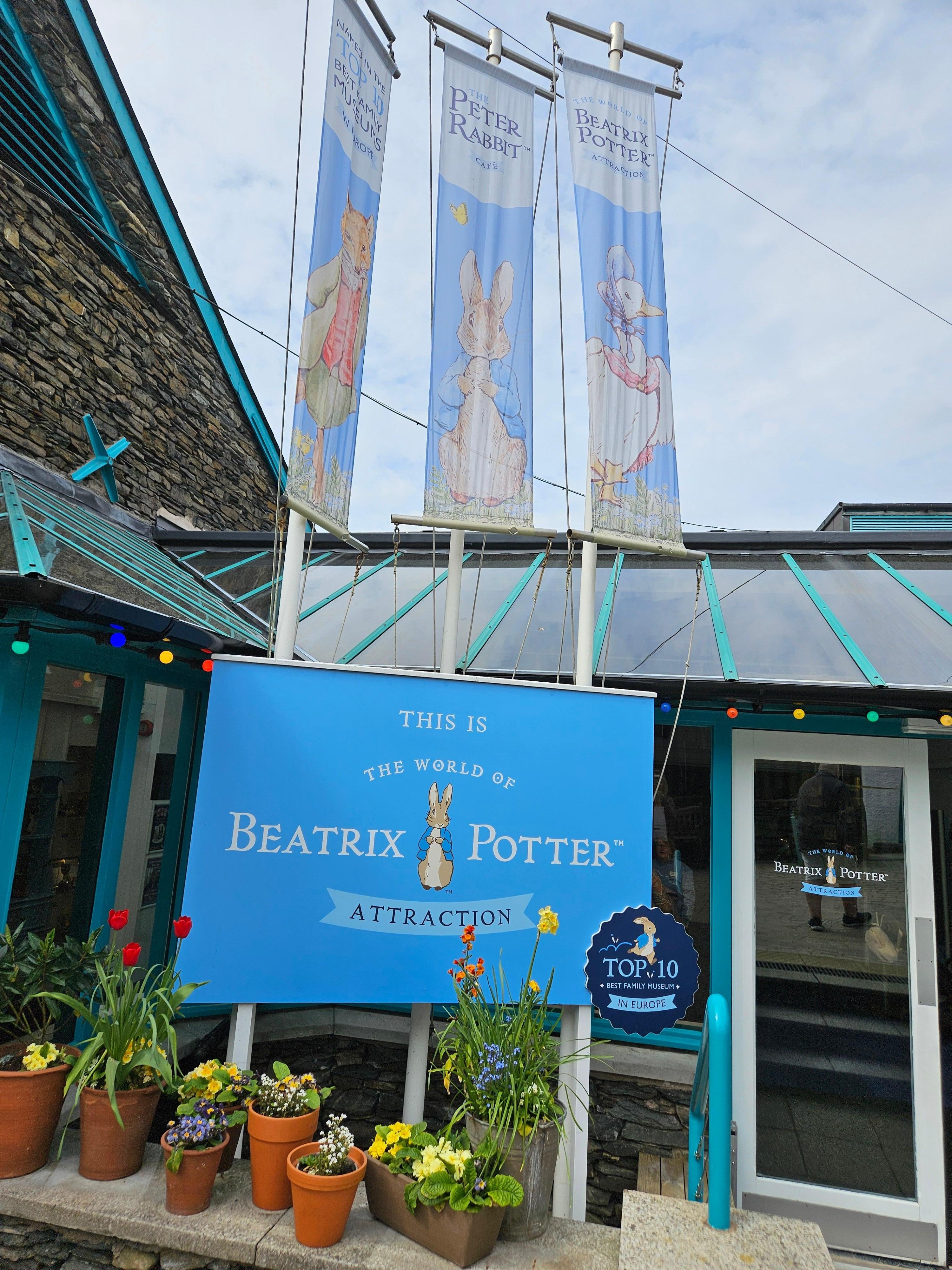 Beatrix potter museum, 2 mins away from hazeldene.