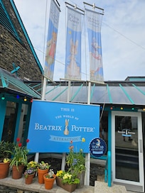 Beatrix potter museum, 2 mins away from hazeldene.