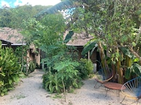 Four separate cabañas on a single residential property close to restaurants and stores and the ADO intercity bus station.