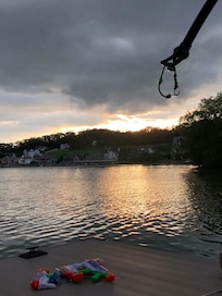 Sunset view from dock
