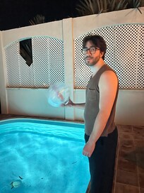 Lattice work was cracked and I did not take a good picture of the dirty pooll