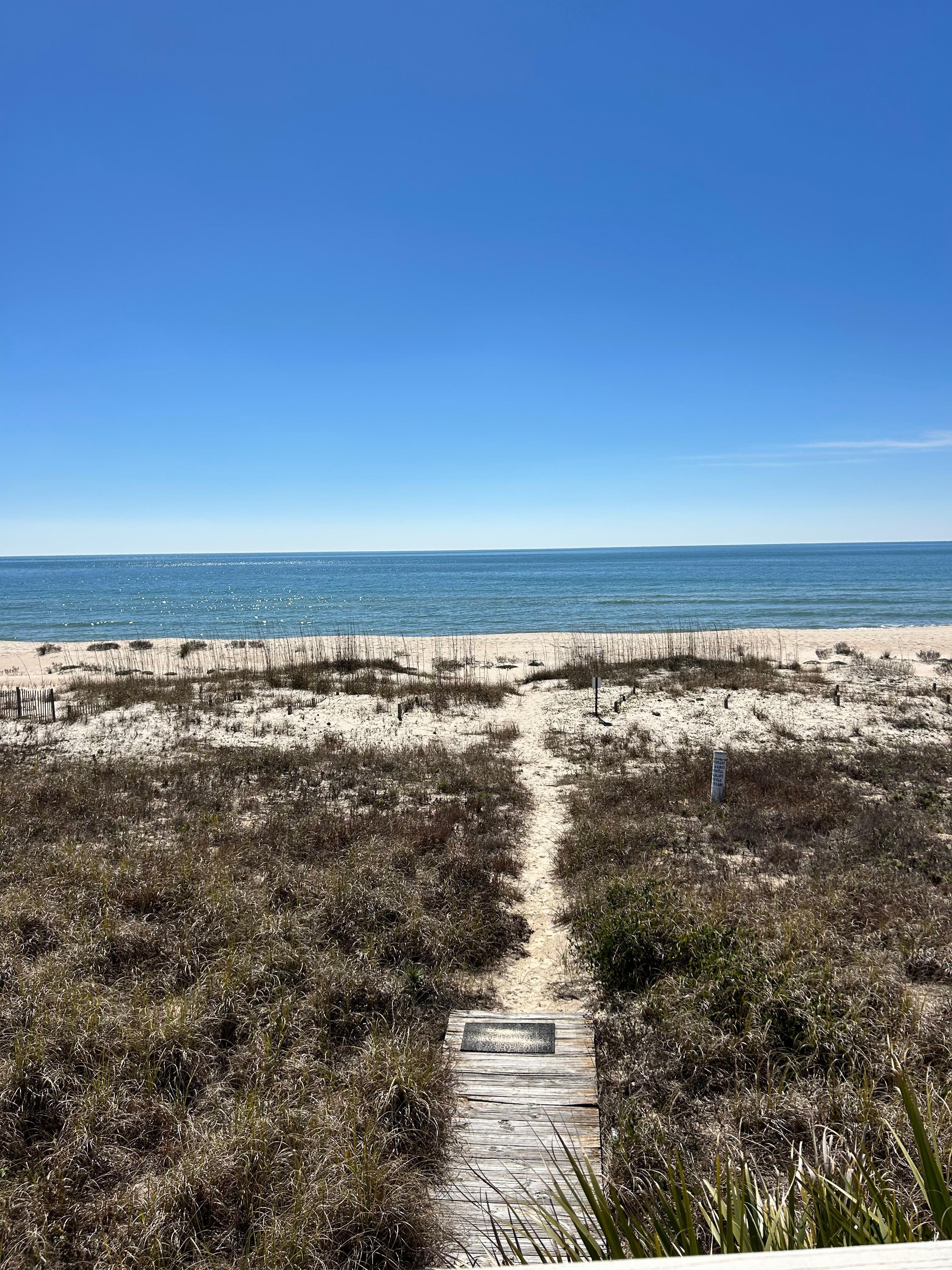 Walkway to the beach