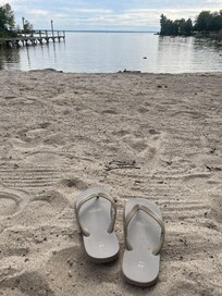 Private beach
