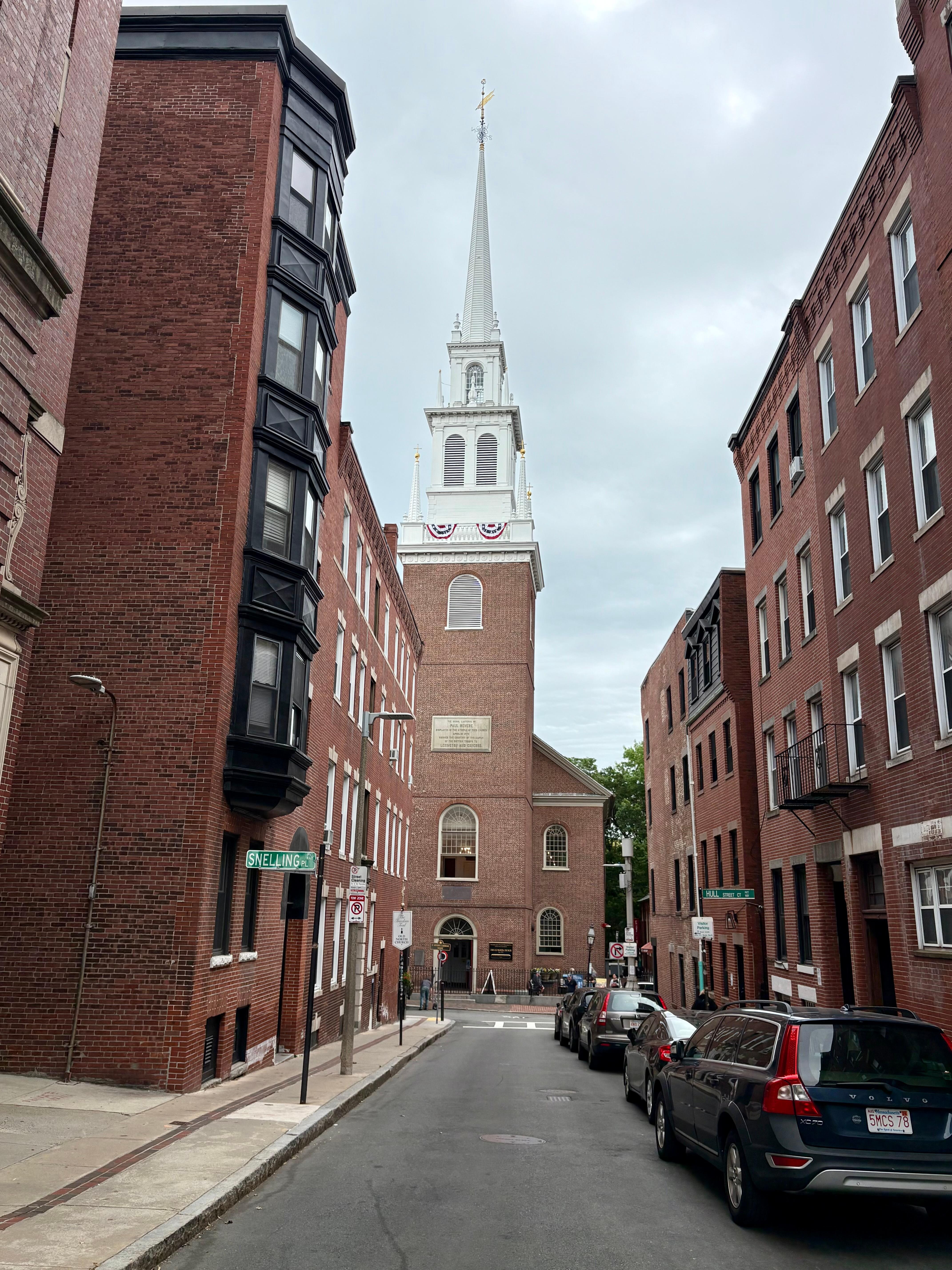 Old North Church “1 if by Land, 2 if by sea”