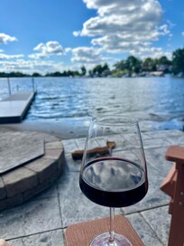 This is a great place to relax with a glass of wine.