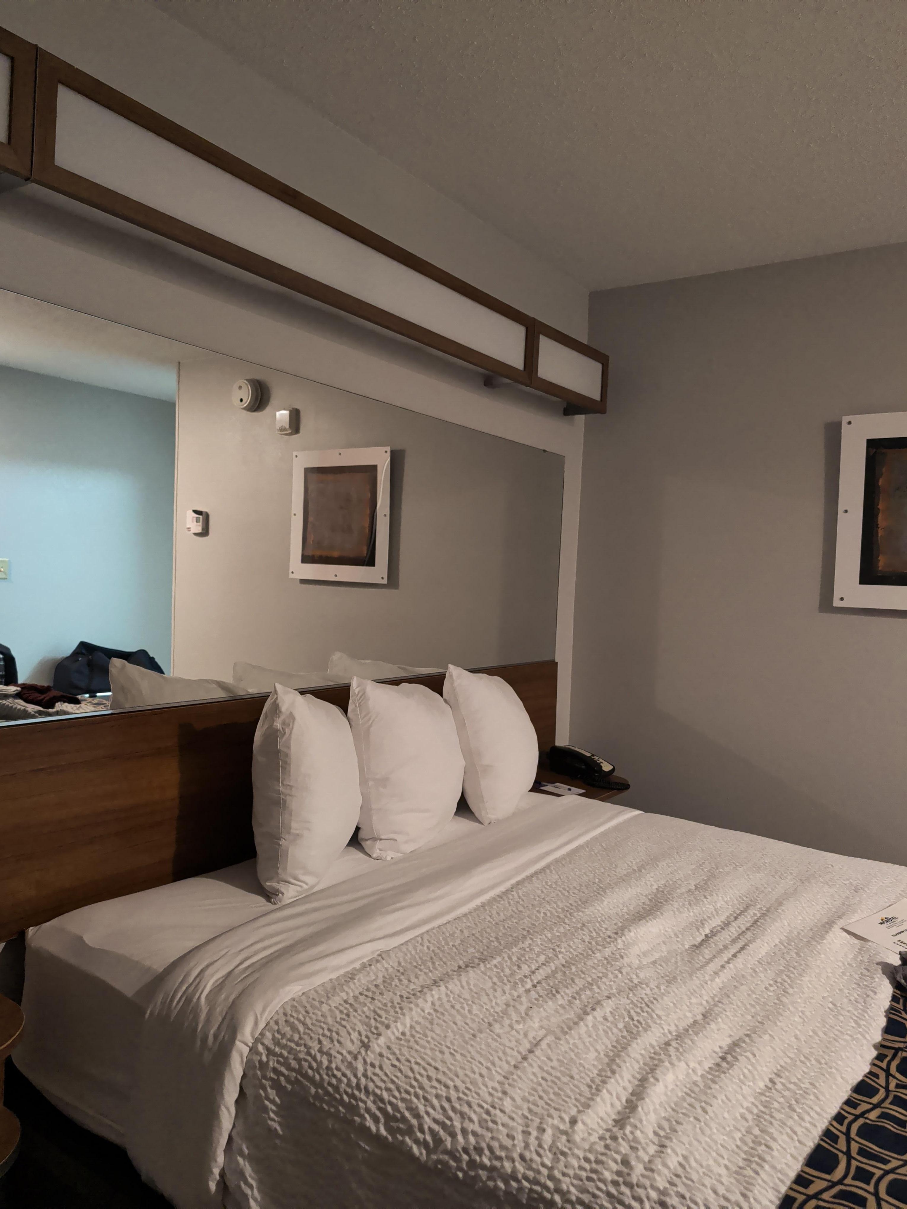 Comfy bed. The best I've slept on in 50 states 