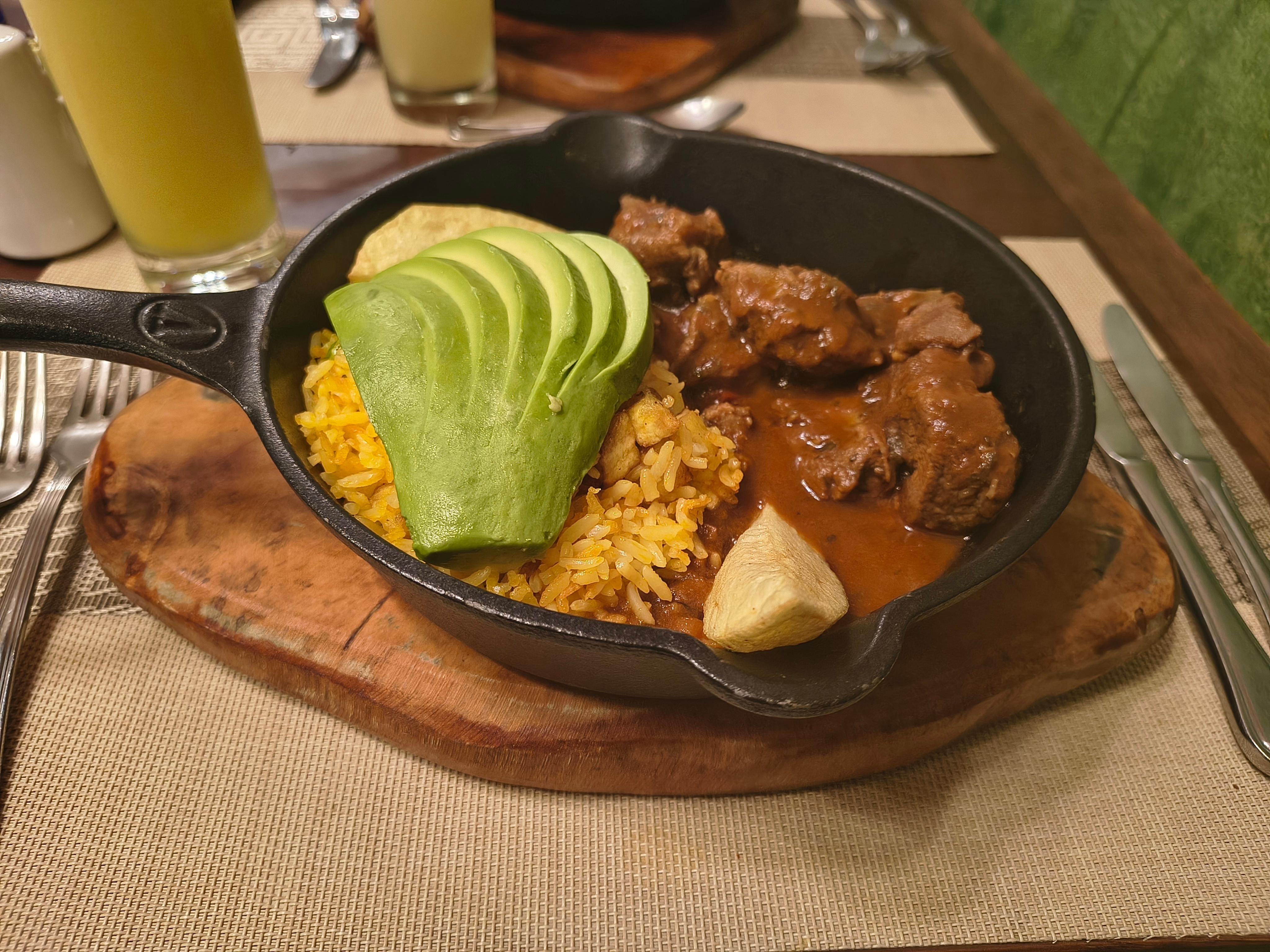 Dinner options are delicious! 