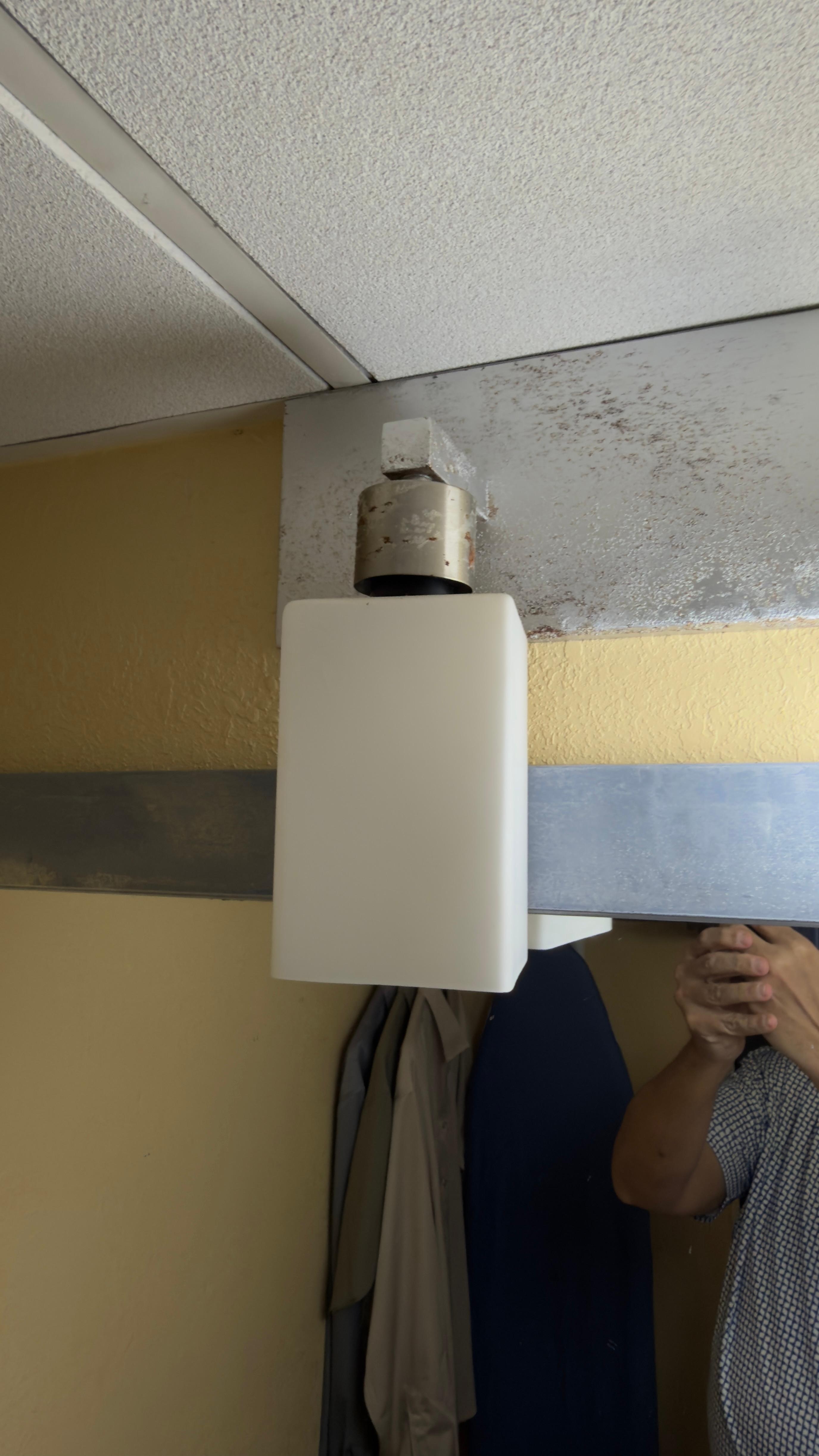 Lamp broken with exposed wires. Informed hotel staff and nothing was done during my five day stay.