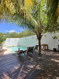 Pool area. Very relaxing and clean