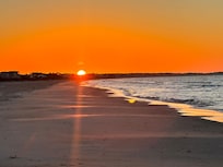 Sunrise from the beach.