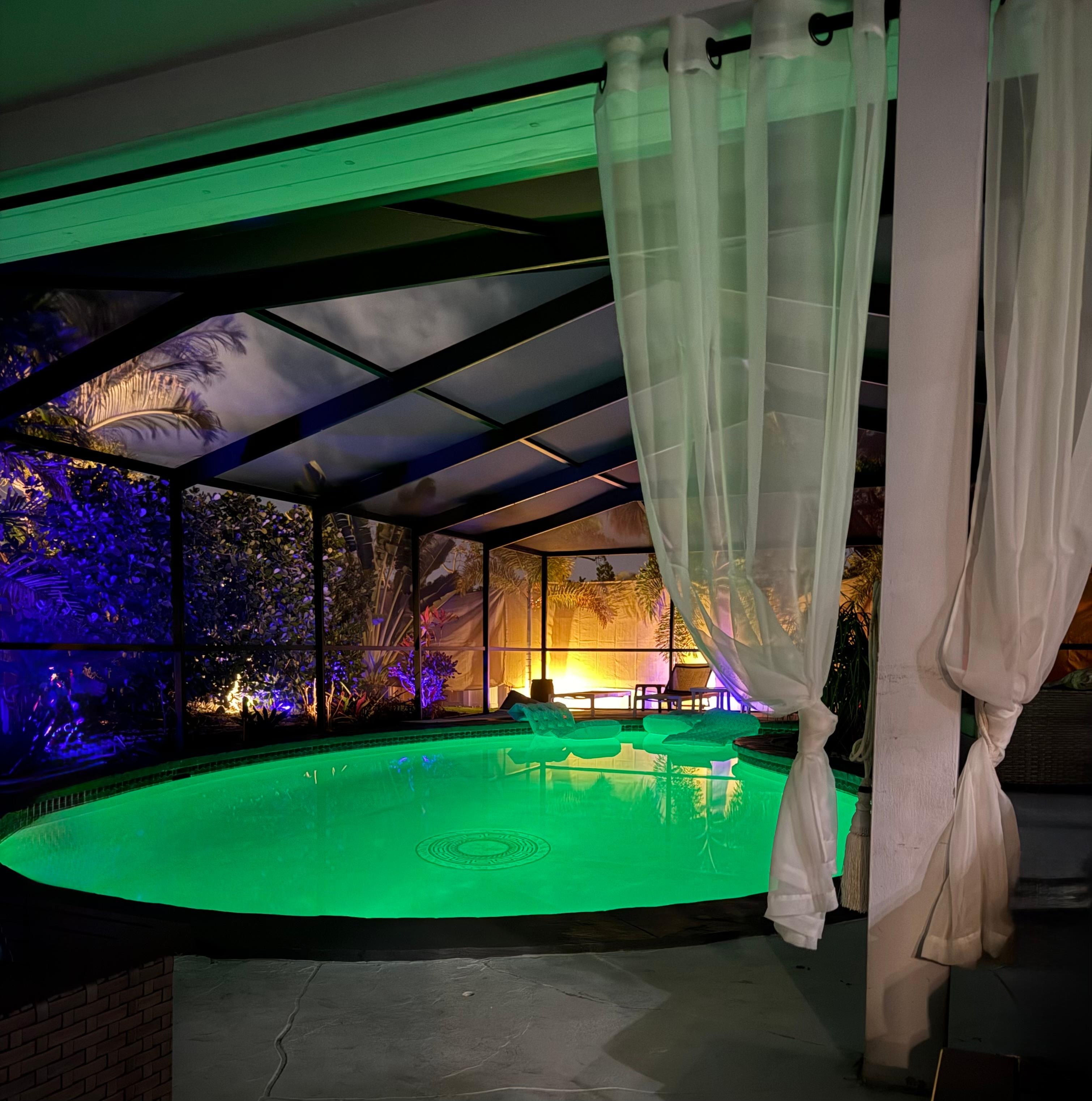 Relaxing in the evening too