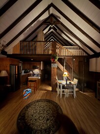 A view from the entrance. As you enter, there is an awesome mud room, with hooks and a place to take off your boots.